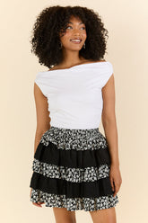 Off Topic Cream Ruched Off The Shoulder Knit Top FINAL SALE