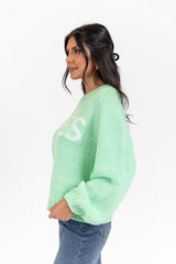 Apres Party Green Sweater SALE