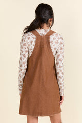 Anissa Brown Overall Dress