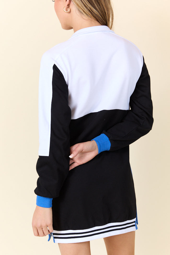 Finish Line Black Casual Long Sleeve Mini Dress FINAL SALE