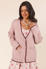 Jesse Mauve Southern Roots Cowboy Boots Cardigan SALE