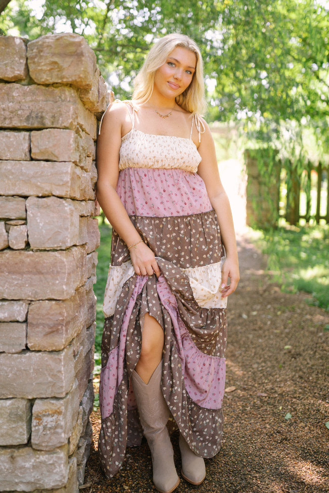 Essie Multi Tiered Floral Maxi Dress FINAL SALE