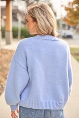 Goldie Long Sleeve Blue Boots Cardigan SALE