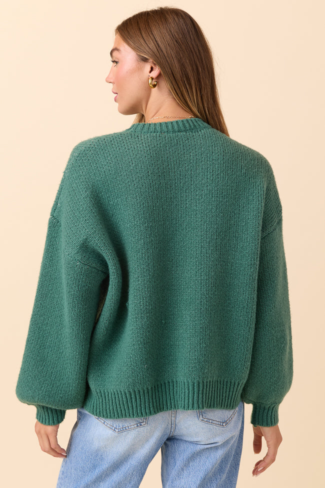 Gail Forest Green Stay Wild Pullover FINAL SALE