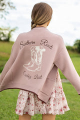 Jesse Mauve Southern Roots Cowboy Boots Cardigan SALE