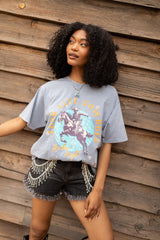 Zutter Long Live Cowboys Grey Graphic Tee FINAL SALE