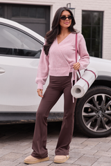 Winnie Pink Wrap Cardigan SALE