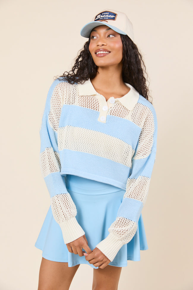 By The Rules Striped Knit Rugby Sweater FINAL SALE