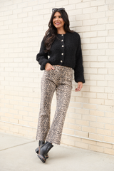 Taye Black Chunky Boucle Cardigan FINAL SALE