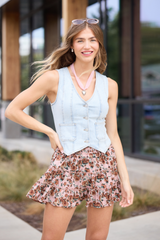Uptown Cowgirl Denim Vest